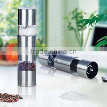 new style manual 2 in 1 salt & pepper grinder