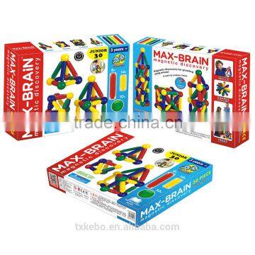 Jumbo Magnetic Builders for Kids Max Brain 30pcs set