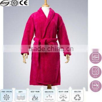 RED suit fluffy bathrobe for western bathrobe and couples bathrobe