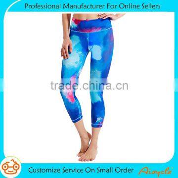 Women's Active Running Yoga Pants Tights Workout Fitness Leggings Capri