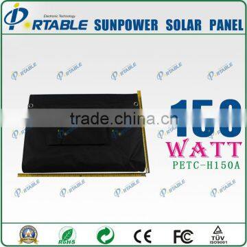 Competitive Price Foldable 150W Sunpower Foldable Solar Mobile Phone Chargers photo-2