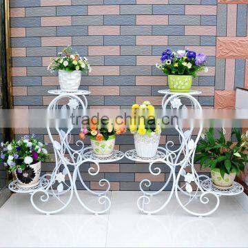 Wrought Iron Plant Stands, flower holder for home &garden(XY1301)