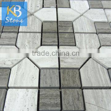 High quality marble interior gradient mosaic glass tile