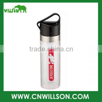 500ml Personalized custom logo plastic tumbler with lid