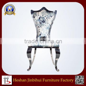 luxury european hotel furniture dining stainless steel chair furniture