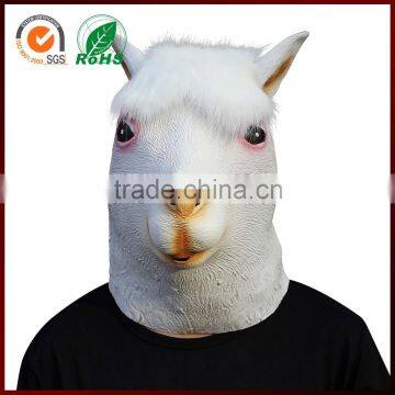 Party Animal Face Latex Mask Crossdresser for Masquerade