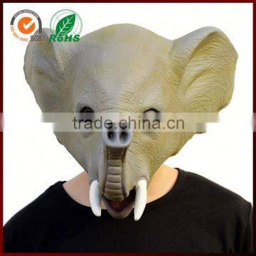 Scary Halloween Costume African Elephant Big Animal Latex Mask