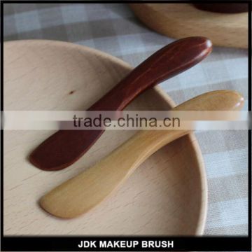 Wood Natural Cosmetic Spatula Scoop Makeup Facial Mask Stick for Mixing and Sampling