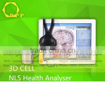 Newest Version And 6 Languages German Russian Czech Italian Spanish 3D Nls Health Analyzer Machine