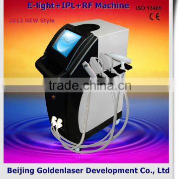 2013 New design E-light+IPL+RF machine tattooing Beauty machine body sticker gem tattoo