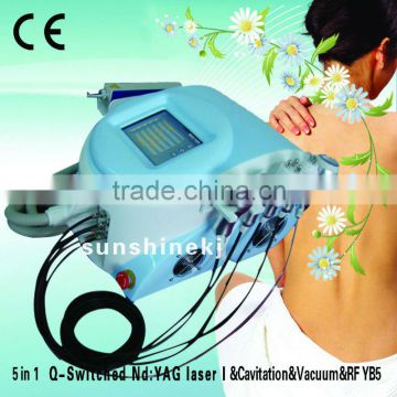 NEW! 5 in 1 laser&cavi&vacuum&rf multifunctional slimming machine