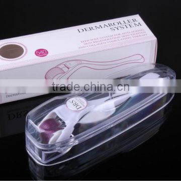 Best price titanium derma roller 540/derma meso roller for facial