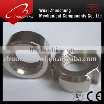 DIN935 stainless steel slotted nut