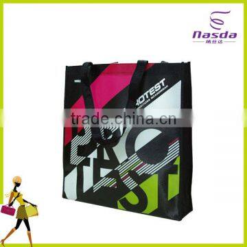 nonwoven colorful laminated shopping bag