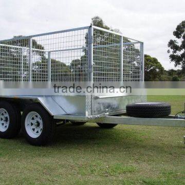 8x5' & 10x5' tandem box trailer with cage