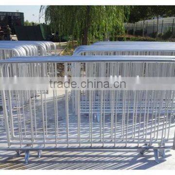 Galvanized or Powder Coated Crowd Control Barrier/ Temporary Fence Barrier/steel Pipe Barrier photo-3