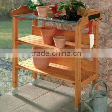 Wood Flower Stand Outdoor DFG-012