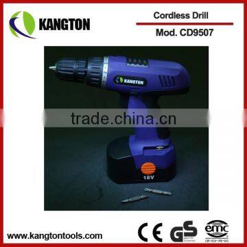 18 Volt Cordless Drill With Ni-Cd Battery