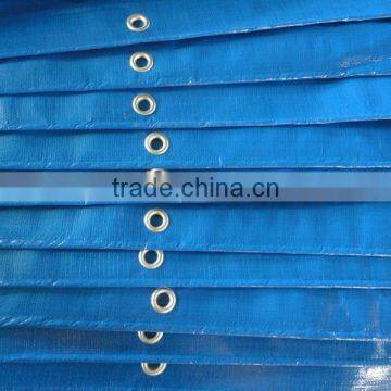 HUIQUAN pe tarpaulin with blue stripes