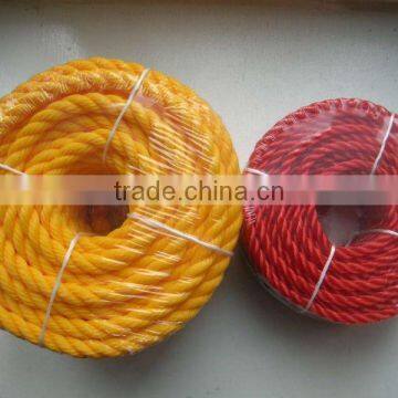 Twisted PE rope for fishing net or packing
