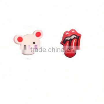 Cartoon design decorative shoe buttons with cheap price,various color,Welcome OEM