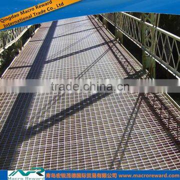 ASTM Q235 Stainless Steel Grating Bridge Decking Flooring Grating