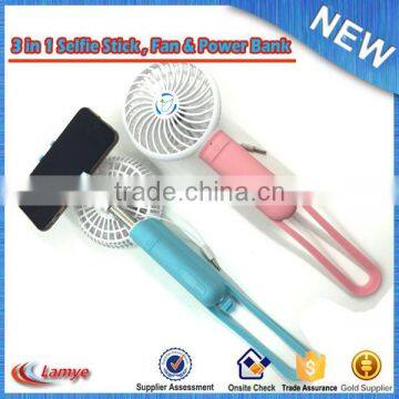 Directly factory Extendable Self Portrait Selfie Handheld Stick Monopod Holder Cooler Mini Fan