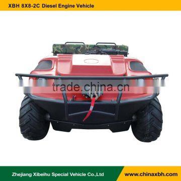 XBH 8X8-2C Diesel-engine Vehicle Transportation Cart Amphibious All Terrain Vehicle ATV photo-2