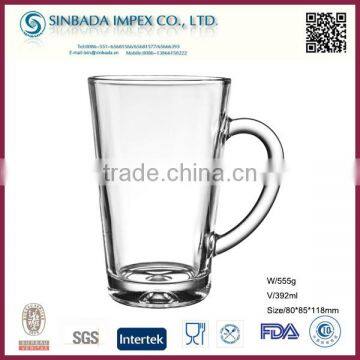 SGS Level KTZB37, new design wholesale small glass coffee mug with lid