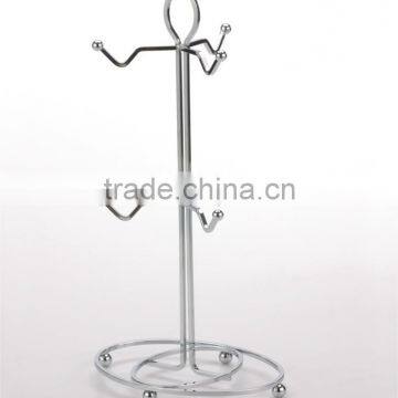 stainless steel hanging cup rack,kitchen cup holder