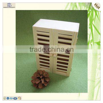 Six Compartments Blind Window Design Wooden Display Box photo-4