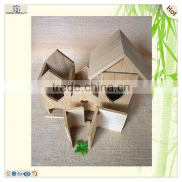 Popular Hinged Carved Lining Three Buildings Bird Nest photo-6