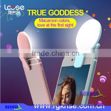 2017 Rgknse Rk17 SELLING Led Phone Selfie Ring Light With Clip Pink Cute for Smatphone photo-6