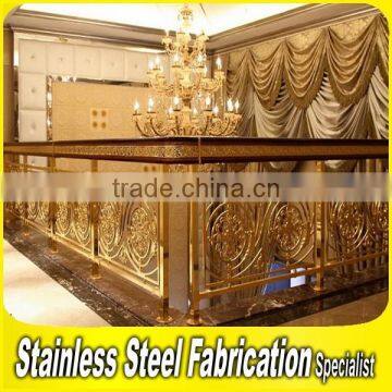 Brass Finish Customed Aluminum Railing Baluster photo-4