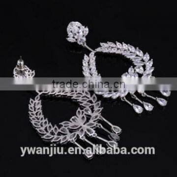 Wholesale Stock Small Order Fashion Women Garland Small Drip Zircon Earrings photo-3