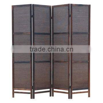 room divider screen with 4 panels,made of China fir