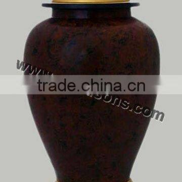 brass decorative urns | sheet bronze cremation urns | simple cremation urns