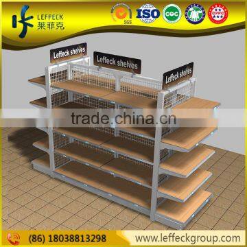 Good price beautiful gondola supermarket rack / store shelf for sale