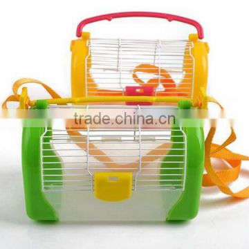 outdoor portable acrylic hamster cage hamster house pet cage with handle