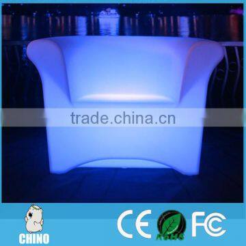 Restaurant Furniture LED Sofa With Table Big Sofa With Chair photo-2