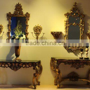 MW-0003-01 Hanging Wall Candle Holder With Metal in Antique Gold and Silver