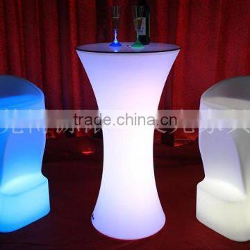 Colorful Plastic Rotational Led Chair/led Bar Chair/club Cocktail Table photo-3