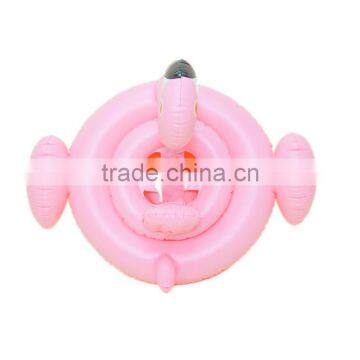 2017 Hot Selling Leasure Inflatable Baby Flamingo Pool Float Outdoor Swim Ring and Raft Water Party Toy for Kids photo-2