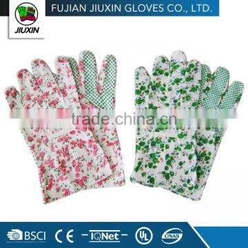 JX68C304 High Quality Non Slip Protection Drill cotton Kids Garden Gloves Bulk