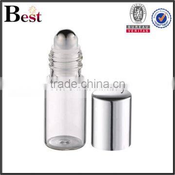 Wholesale 8ml 10ml 12ml 15ml Silver Aluminum Cover Roll on Fragrance Perfume Bottle Cosmetic Clear Empty Bottle of Perfume photo-2