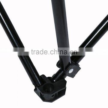 Folding Steel Frame Quailted Fabric Coloful Camping Moon Chair photo-6