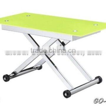 Modern Designs Metal Center Table, Stainless Steel Folding Dining Table photo-6