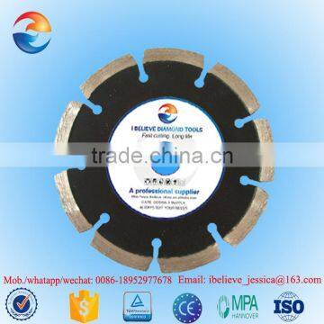 Sintered cold pressed general purpose diamond cutting saw blade