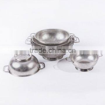 Wholesale Stainless Steel Colander Vegetable Basket photo-2