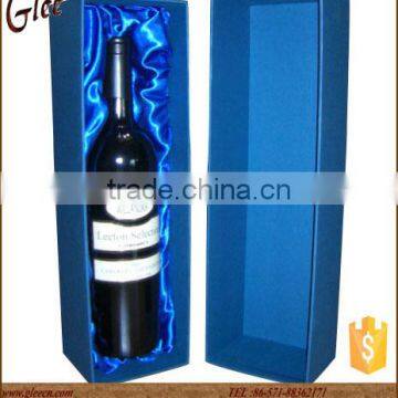 cheap Cardboard Single Bottle Wine Box in high quality